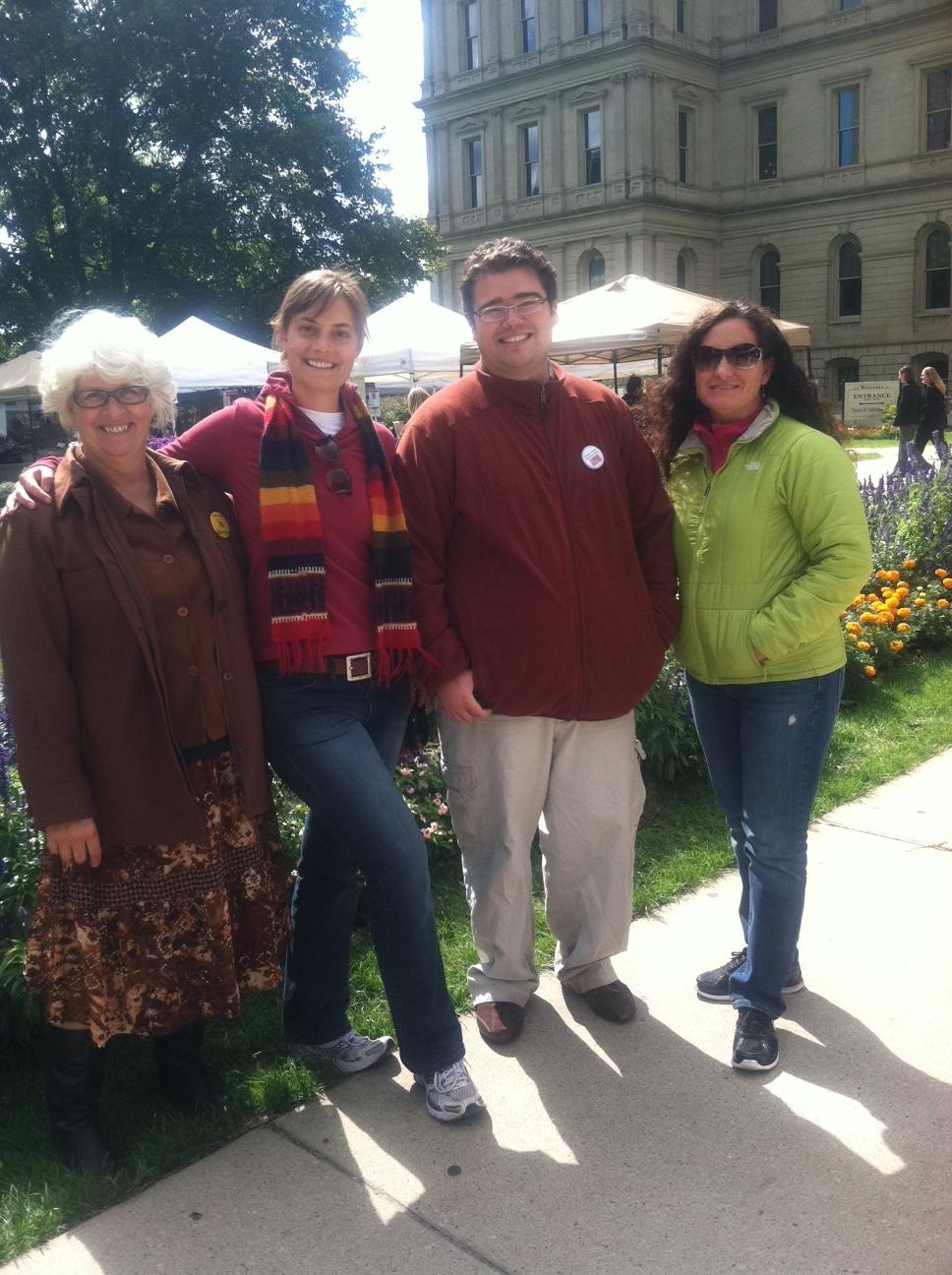 At the Farmers Market on the Capitol Lawn